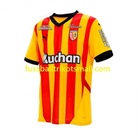Fußballtrikots RC Lens 2024-2025 Kurzarm Heimtrikotsatz kaufen